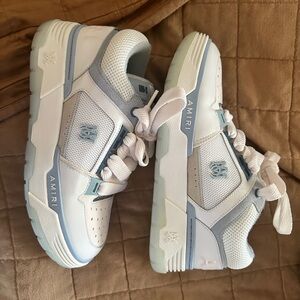 Amiri white and blue MA-1 sneakers